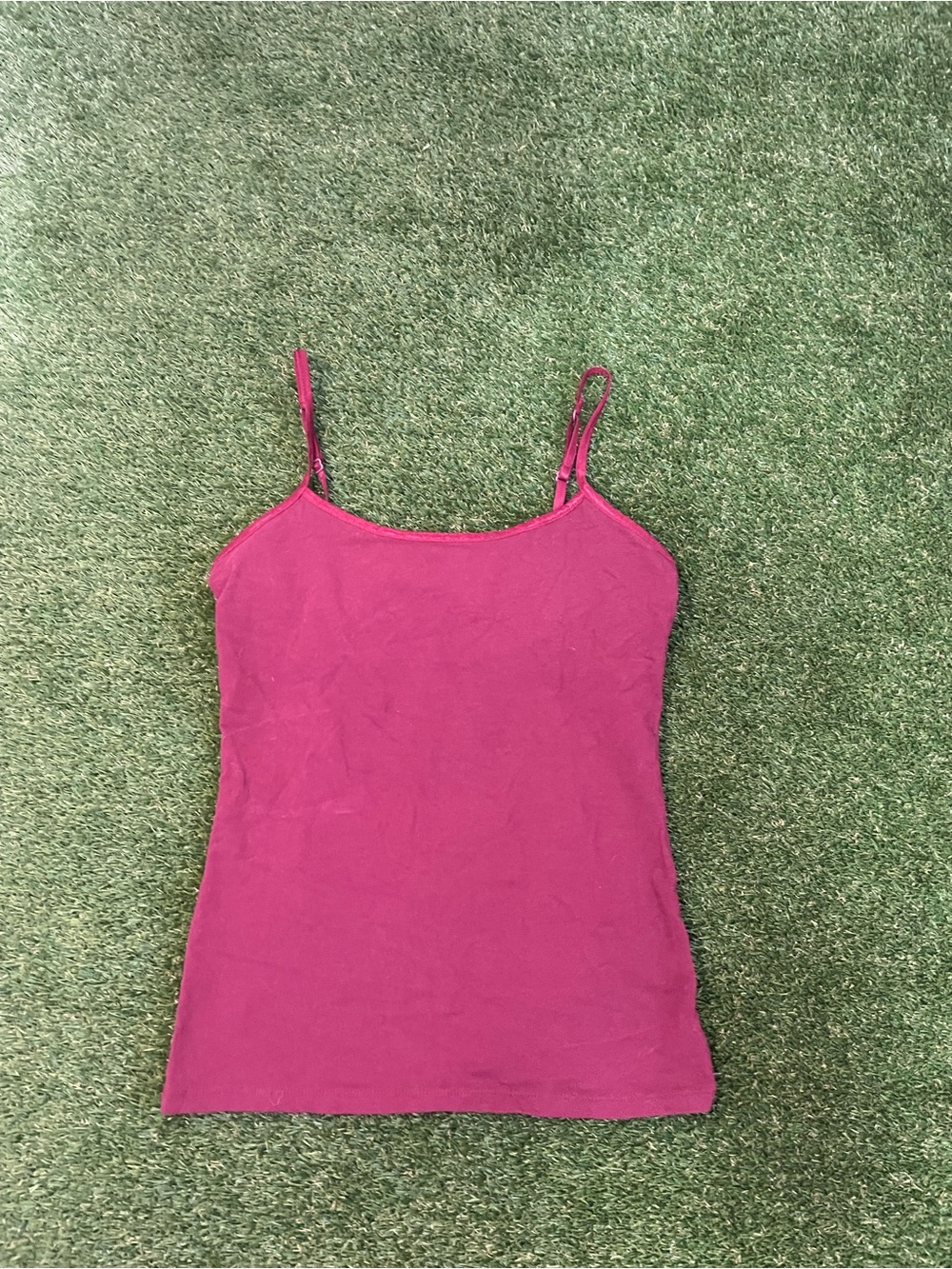 SO Magenta Spaghetti Strap Camisole